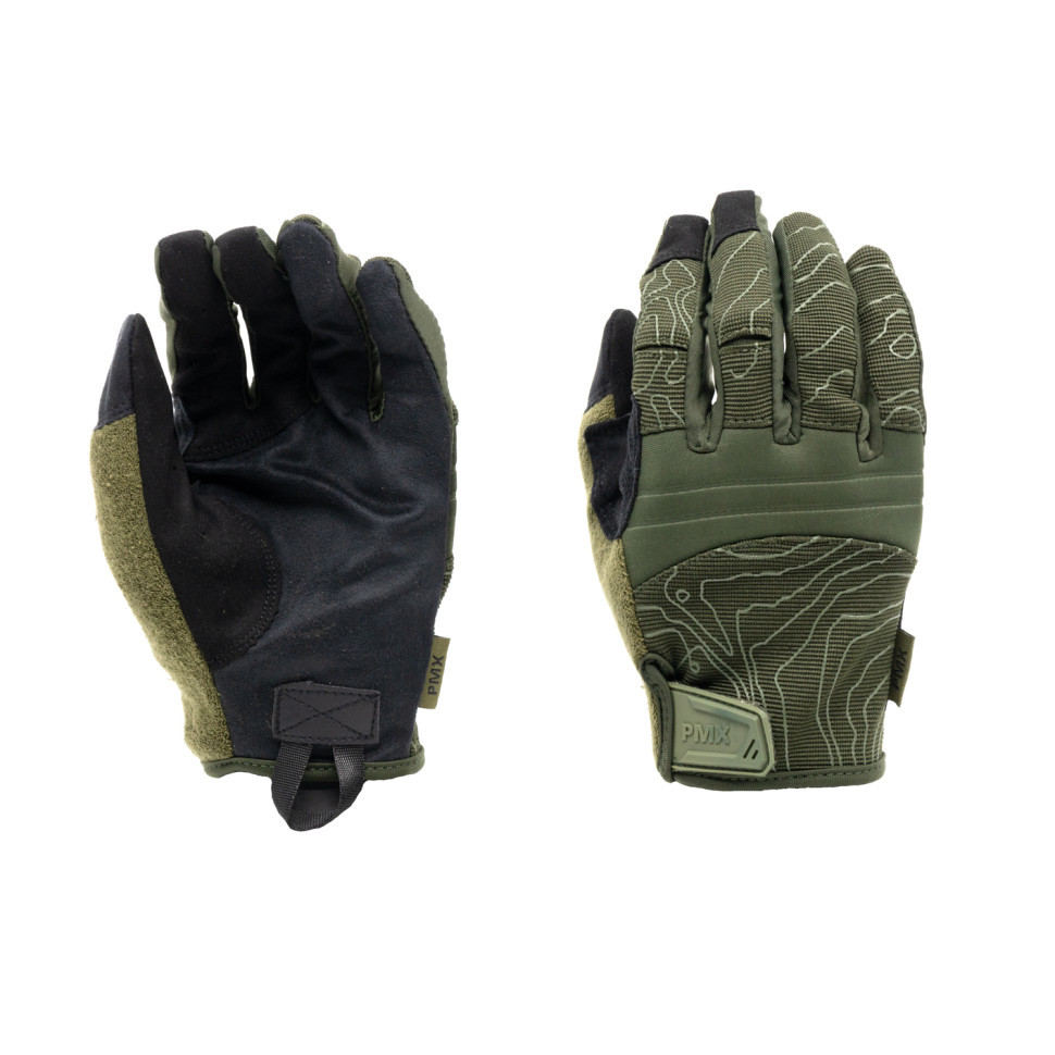 Перчатки тактические PMX Tactical Pro PMX-34 полноразмерные Зелёный