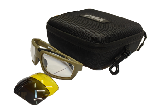 Очки баллистические тактические PMX Creator GT-2100 KIT ANTI-FOG Прозрачные 96% Жёлтые 89% Серые 23%