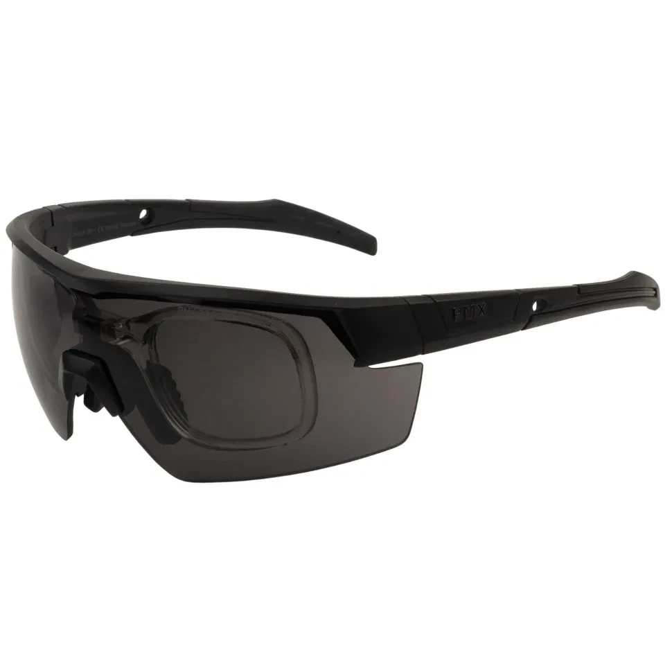 Очки баллистические стрелковые PMX Range G-1020STRX Anti-fog Diopter Серые 23%