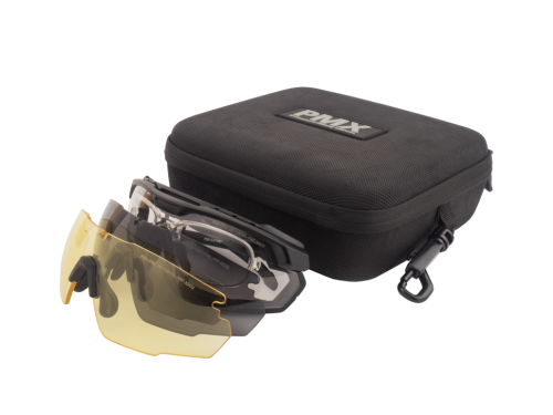 Очки баллистические стрелковые PMX Winner G-9700STRX KIT ANTI-FOG Прозрачные 96% Жёлтые 89% Серые 23%