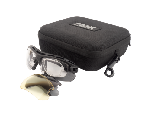 Очки баллистические стрелковые PMX Rebel G-9600STRX KIT ANTI-FOG Прозрачные 96% Жёлтые 89% Серые 23%