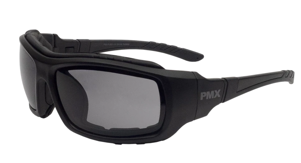 Очки баллистические стрелковые PMX Rash G-8320ST Anti-fog Серые 23%