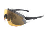 Очки баллистические стрелковые PMX Impress GB-9400STRX KIT Прозрачные 96% Жёлтые 89% Серые 23%