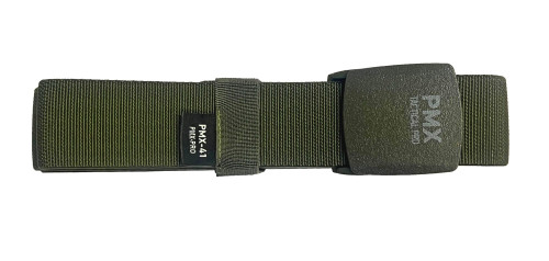 Ремень брючный PMX-41 с полимерной застёжкой Зеленый