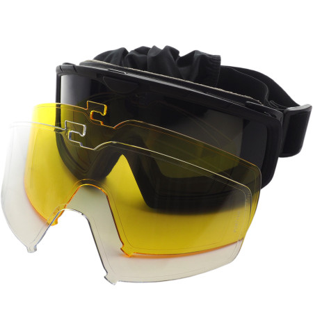 Очки-маска тактические PMX Impact GB-700SDT ANTI-FOG Прозрачные 96% Жёлтые 89% Серые 23%