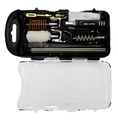 Набор для чистки оружия PMX 14 деталей в пластиковом кейсе