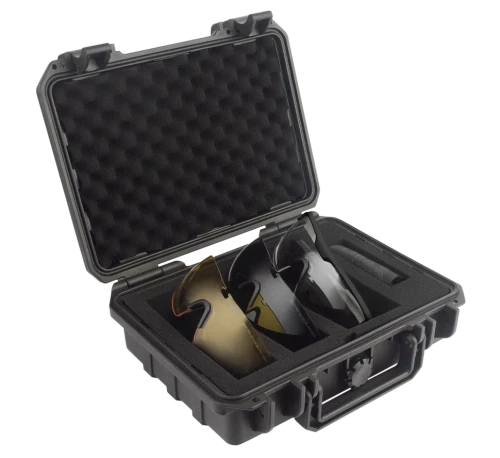 Очки баллистические стрелковые PMX Select GB-2000 CASE KIT ANTI-FOG Прозрачные 96% Жёлтые 89% Серые 23%