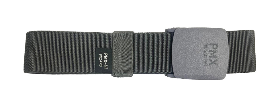 Ремень брючный PMX-41 с полимерной застёжкой Серый