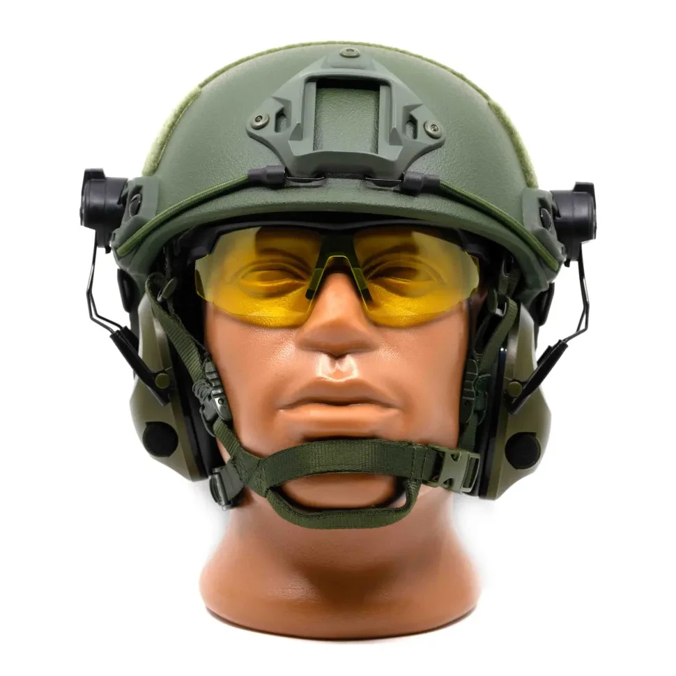 Наушники активные стрелковые PMX Tactical Pro PMX-55 ARC 26-85 ДБ Хаки