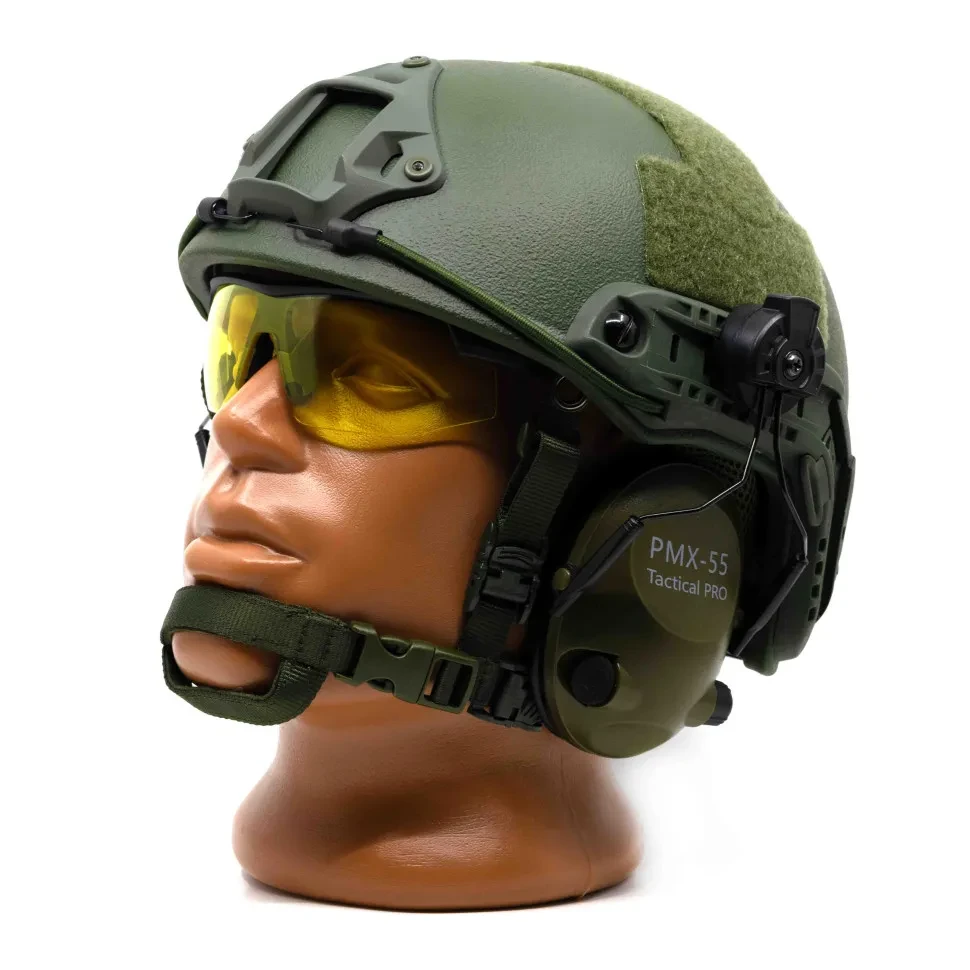 Наушники активные стрелковые PMX Tactical Pro PMX-55 ARC 26-85 ДБ Хаки