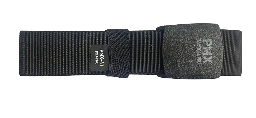 Ремень брючный PMX-41 с полимерной застёжкой Черный