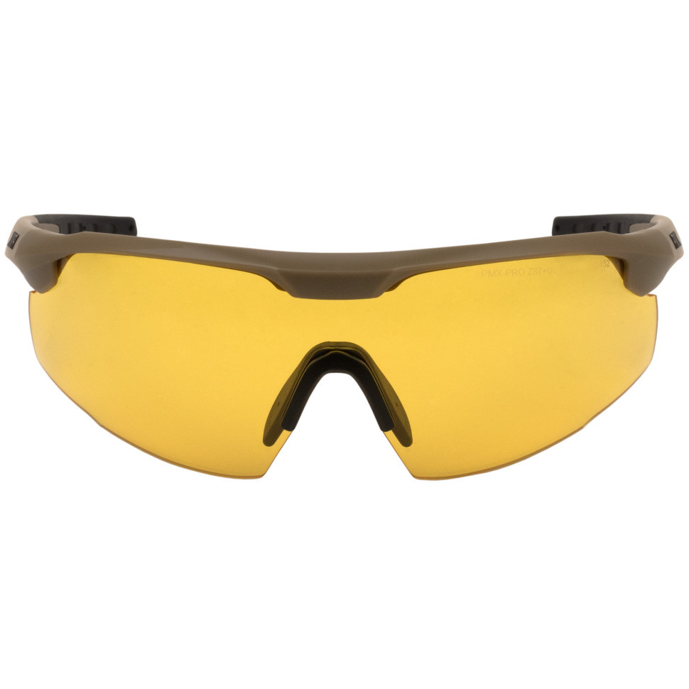 Очки стрелковые PMX Select GT-2030ST Anti-fog Жёлтые 89%