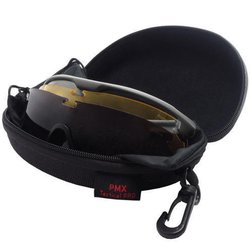 Очки стрелковые PMX Select GB-2000 KIT ANTI-FOG Прозрачные 96% Жёлтые 89% Серые 23%