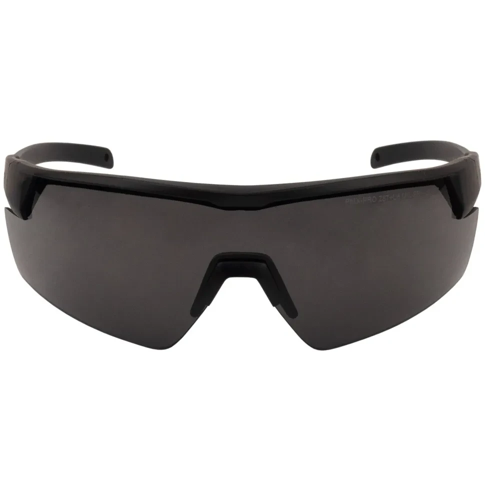 Очки баллистические стрелковые PMX Virtuel G-1720ST Anti-fog Серые 23%