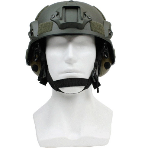 Шлем защитный Helmet PMX с креплениями Хаки