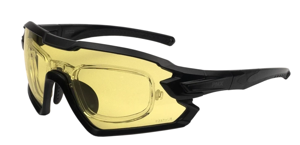 Очки баллистические тактические PMX Austere G-8530STRX Anti-fog Diopter Желтые 89%