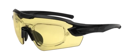 Очки баллистические тактические PMX Temper G-8430STRX Anti-fog Diopter Желтые 89%