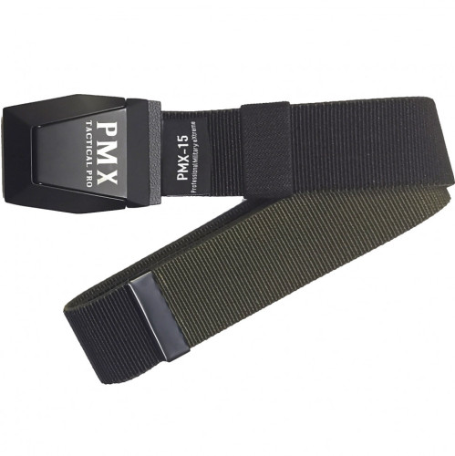 Ремень брючный PMX-15 с металлической застёжкой Зелёный