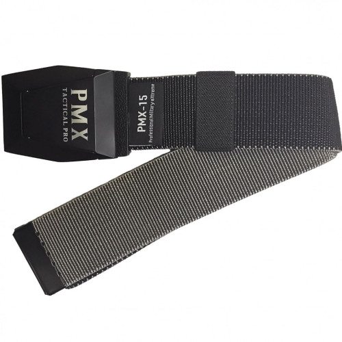 Ремень брючный PMX-15 с металлической застёжкой Серый