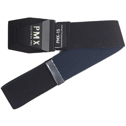 Ремень брючный PMX-15 с металлической застёжкой Синий