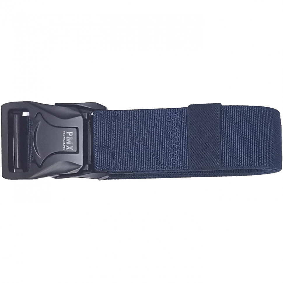 Ремень брючный PMX-16 с металлической застёжкой Синий