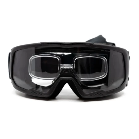 Очки-маска баллистические тактические PMX-Pro Warrion GB-600SDTRX KIT Anti-fog Diopter Прозрачные 96% / Жёлтые 89% / Серые 23%