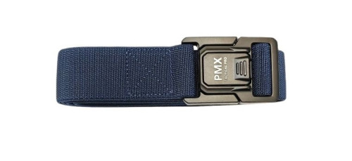 Ремень брючный PMX-81 с металлической застёжкой Синий