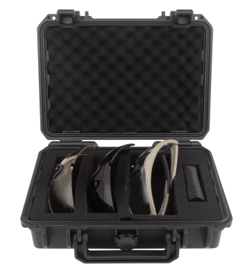 Очки баллистические стрелковые PMX Select GT-2000 CASE KIT ANTI-FOG Прозрачные 96% Жёлтые 89% Серые 23%