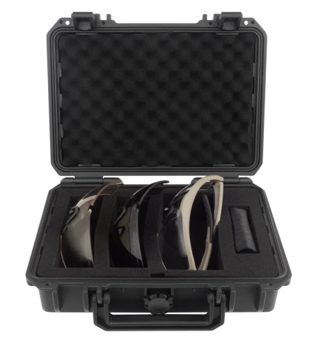 Очки баллистические стрелковые PMX Select GT-2000 CASE KIT ANTI-FOG Прозрачные 96% Жёлтые 89% Серые 23%