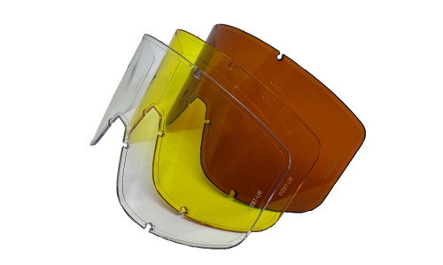 Очки-маска баллистические тактические PMX Revolt GG-400SDT KIT ANTI-FOG Прозрачные 96% Жёлтые 89% Оранжевые 51% Серые 23%