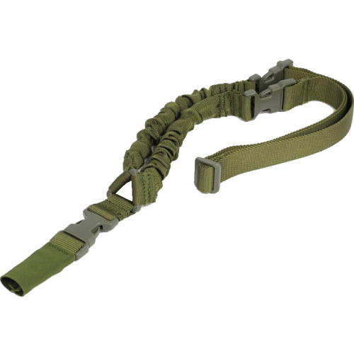 Ремень оружейный PMX Tactical PMX-11 II на 1 точку с амортизатором Зелёный