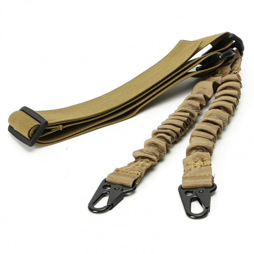 Ремень оружейный PMX Tactical PMX-12 на 2 точки с амортизатором Койот