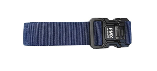 Ремень брючный PMX-82 с металлической застёжкой Синий