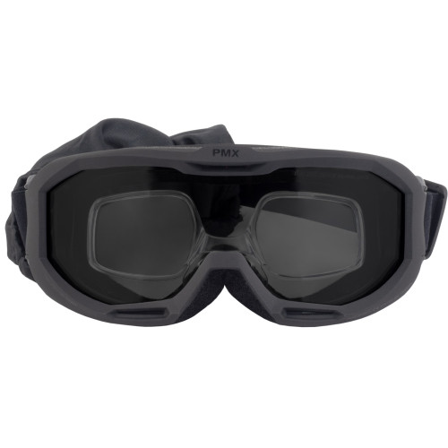 Очки-маска тактические PMX-Pro Armour GB-520SDTRX ANTI-FOG Diopter Серые 23%