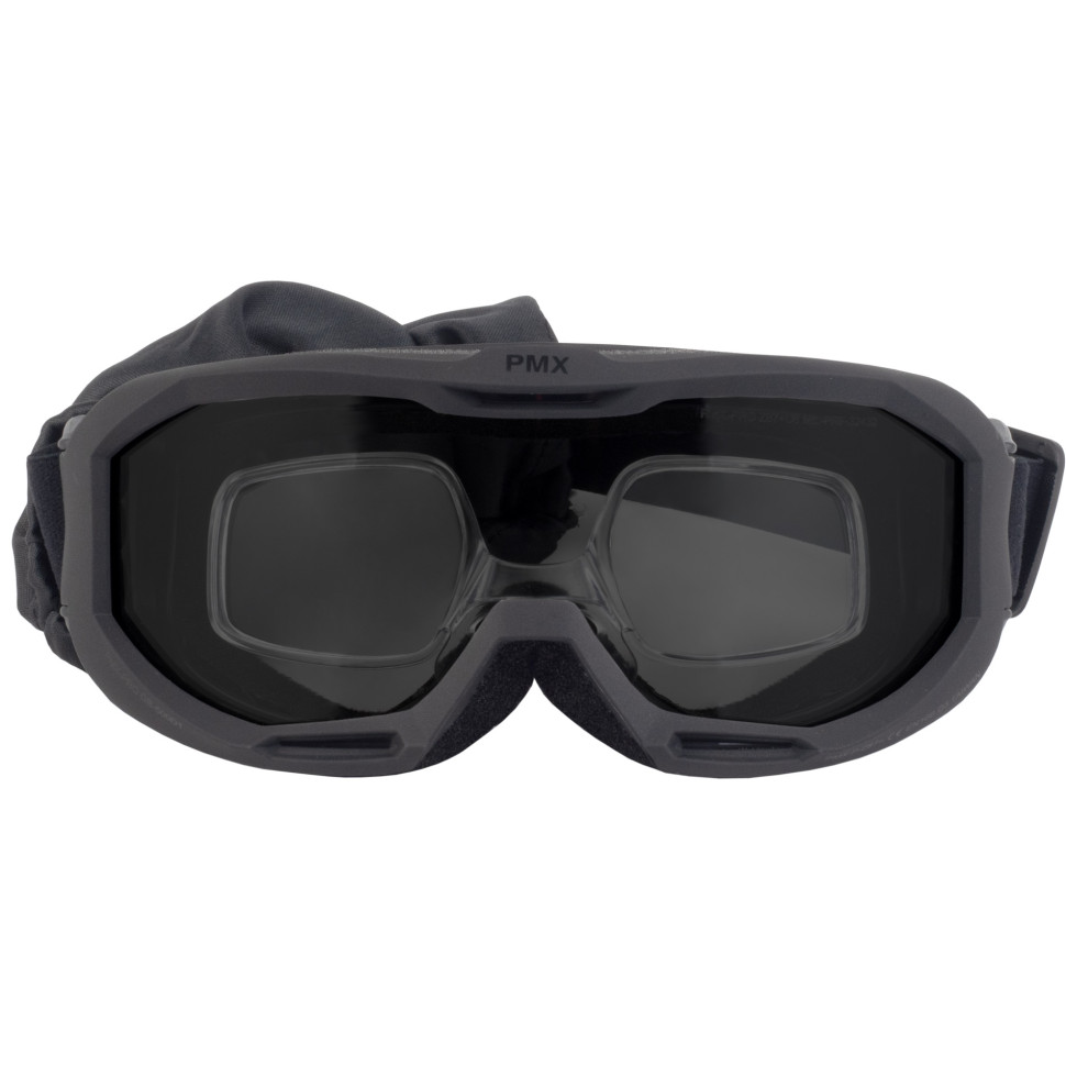 Очки-маска тактические PMX-Pro Armour GB-520SDTRX ANTI-FOG Diopter  Серые 23%