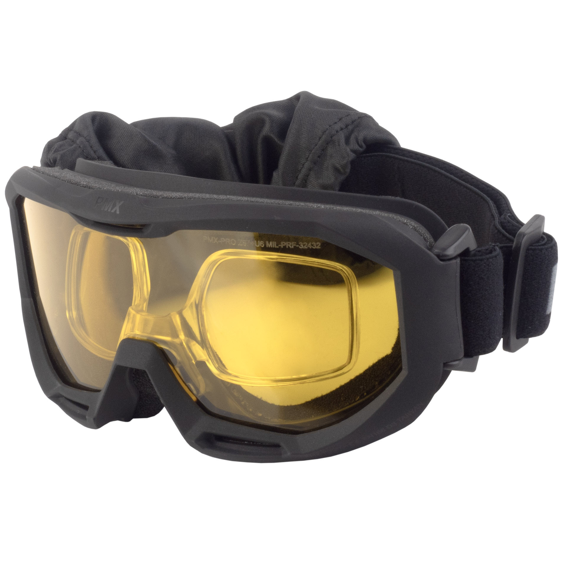 Очки-маска тактические PMX-Pro Armour GB-530SDTRX ANTI-FOG Diopter Жёлтые 89%