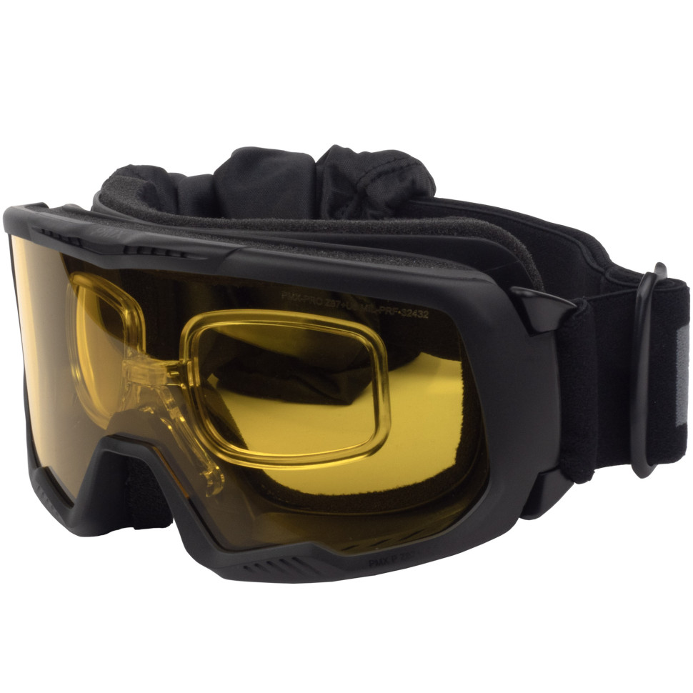 Очки-маска тактические PMX-Pro Warrion GB-630SDTRX ANTI-FOG Diopter Жёлтые 89%